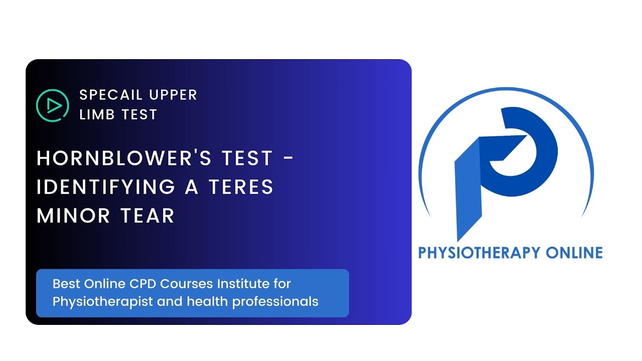 Hornblowers Test| Online Physiotherapy Courses