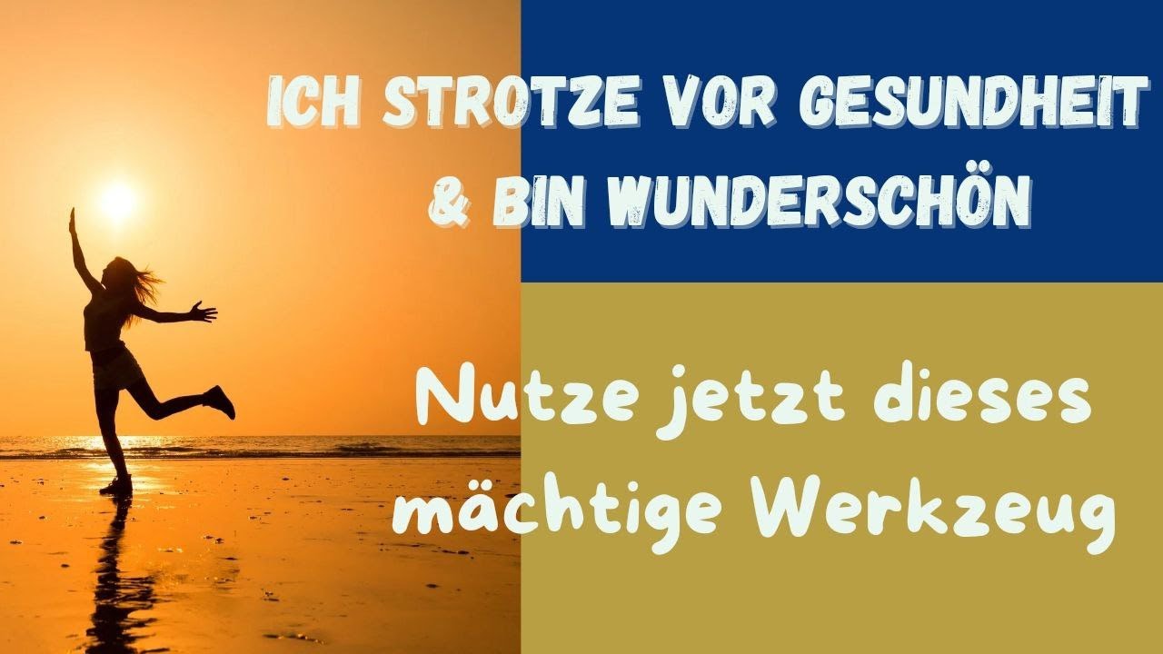 Ich strotze vor Gesundheit und bin wunderschön #nevillegoddard #affirmation #joedispenza