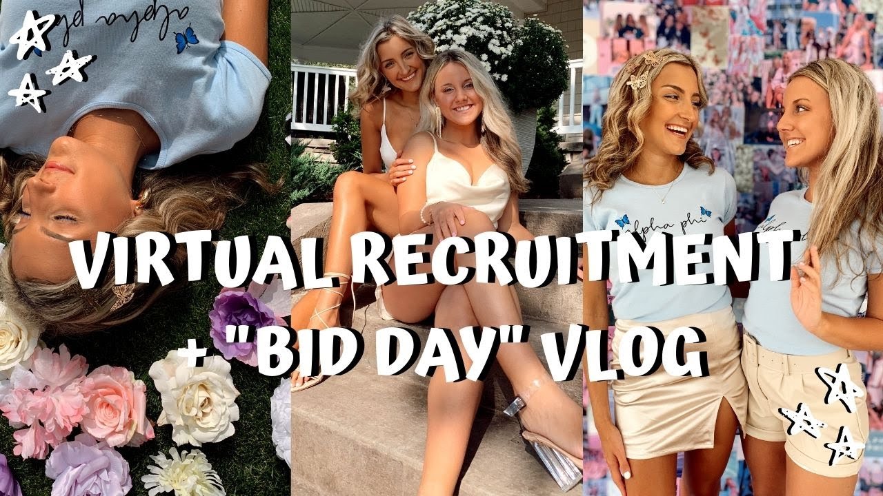 *VIRTUAL* BID DAY + SORORITY RECRUITMENT // Alpha Phi at Kent State University