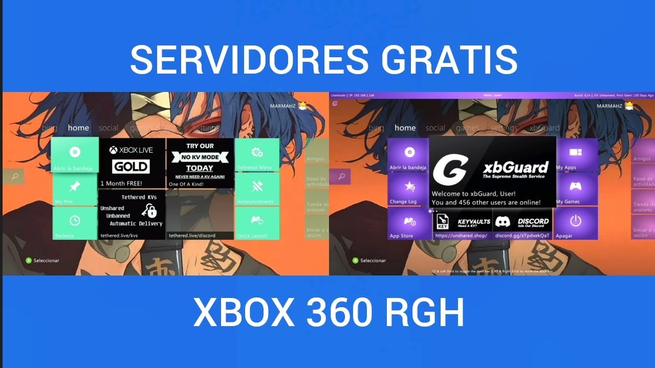 CÓMO COLOCAR UN SERVIDOR EN TU XBOX 360 RGH /TUTORIAL/SERVIDORES GRATIS 