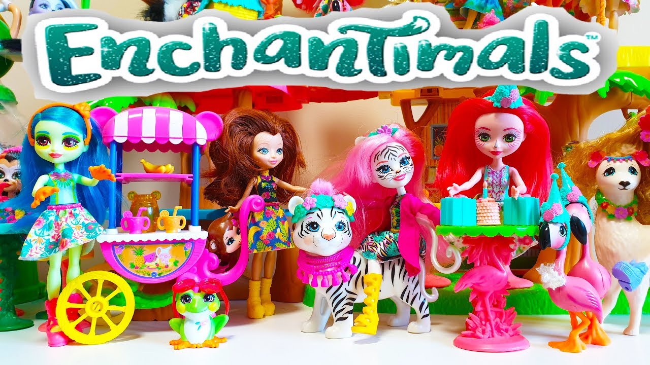 #Мультик Куклы Энчантималс Кафе #Enchantimals Домик Данессы Оленни Волшебная уборка  #Junglewood