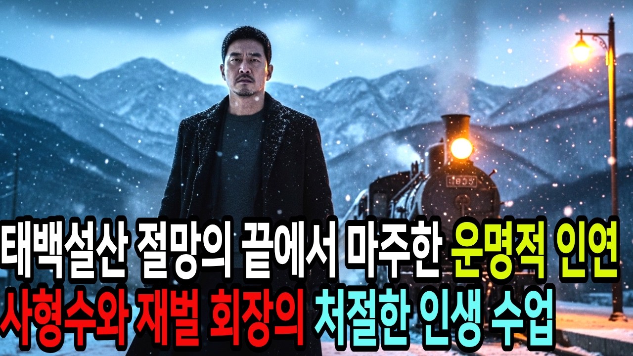 폭설로 멈춘 태백 설산행 열차, 피투성이 10조 재벌여회장을 구하려는 사형수 살인병기의 처절한 사투 | 인생사연 | 인생지혜 | 오디오북 | 감동사연