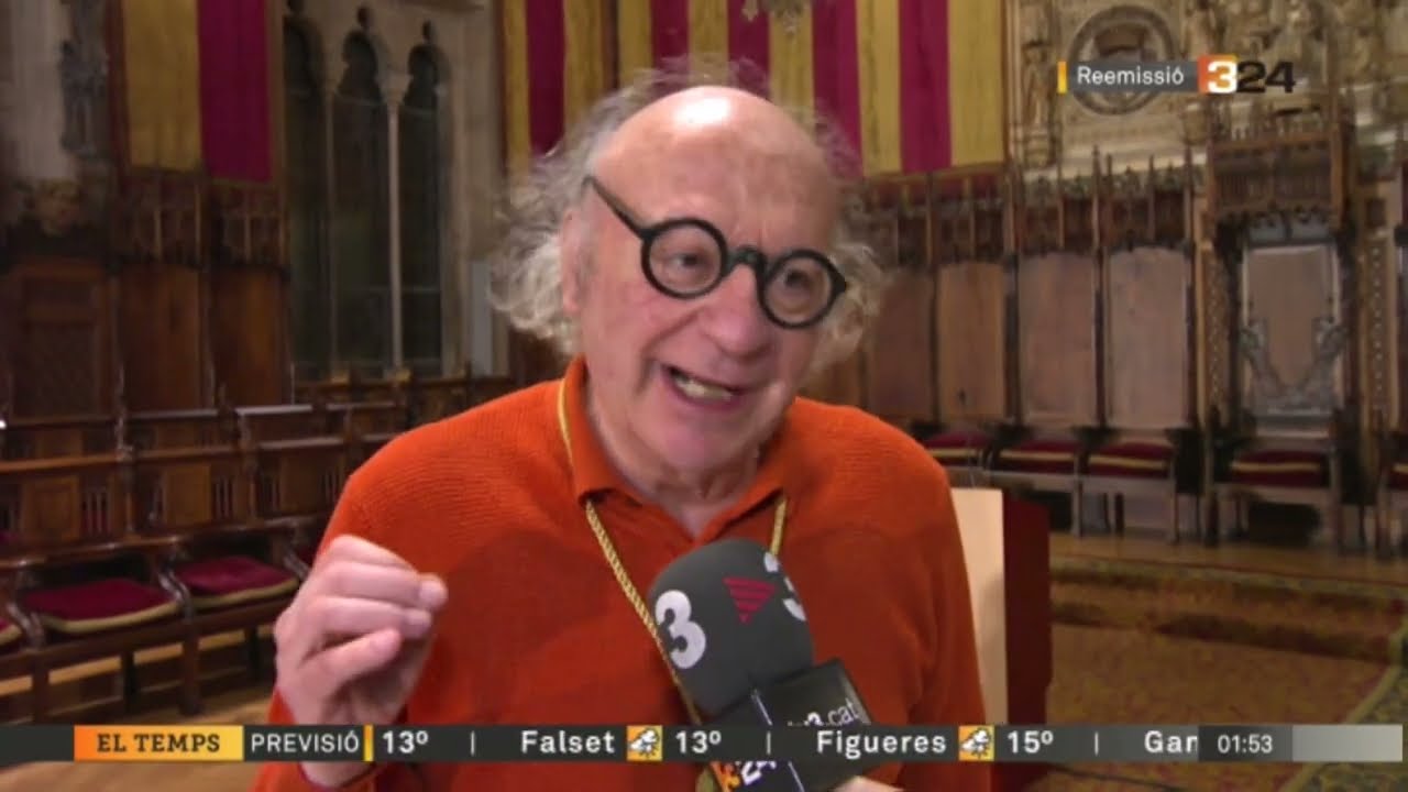 Jaume Sisa rep la medalla d'or al mèrit cultural de Barcelona