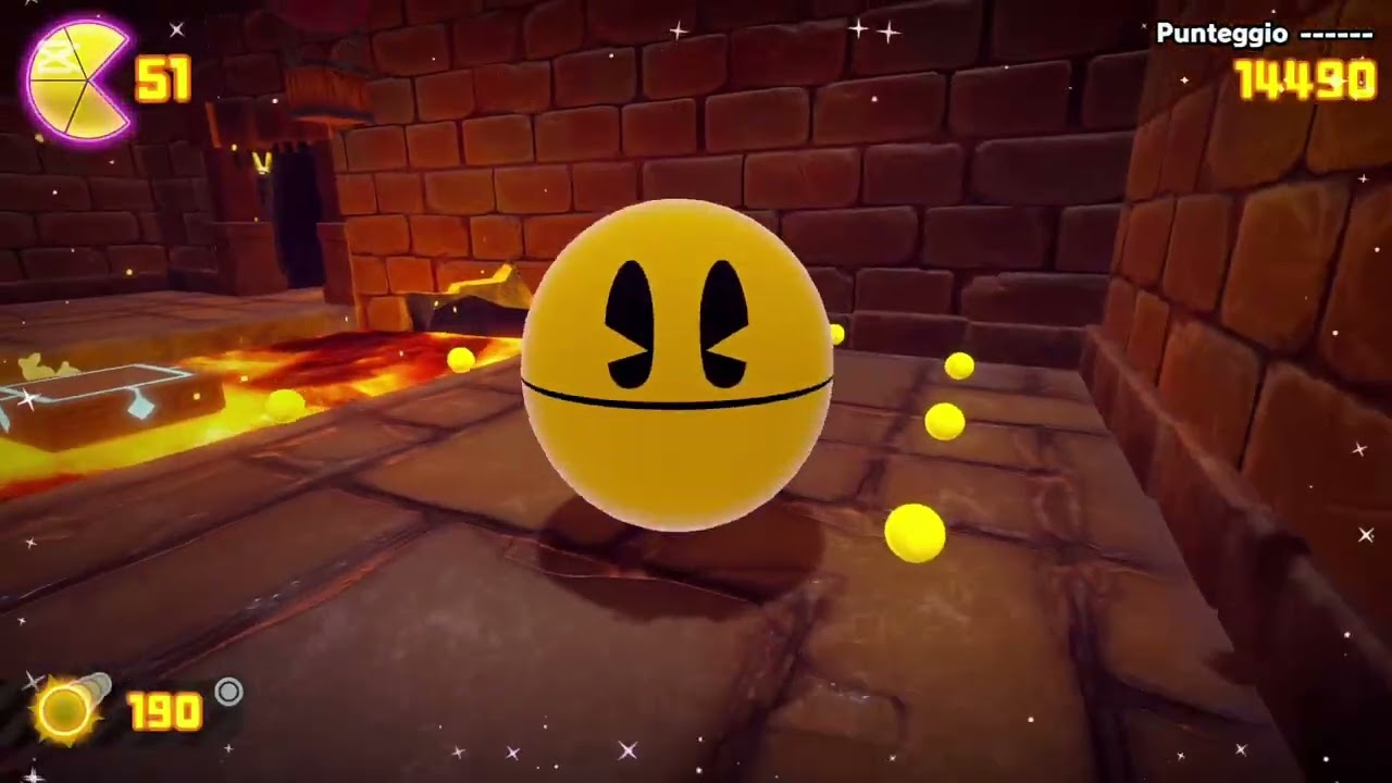 PAC MAN WORLD 2 RE - PAC (WALKTHROUGH PARTE 5 - PS5) VULCANO + BOSS 