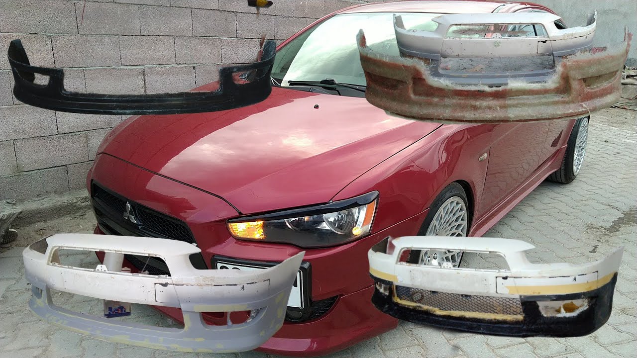 MİTSUBİSHİ LANCER TAMPON EKİ ÜRETME VE FİBERGLASS TAMPON EKİ NASIL YAPILIR?How to make a bumper lip