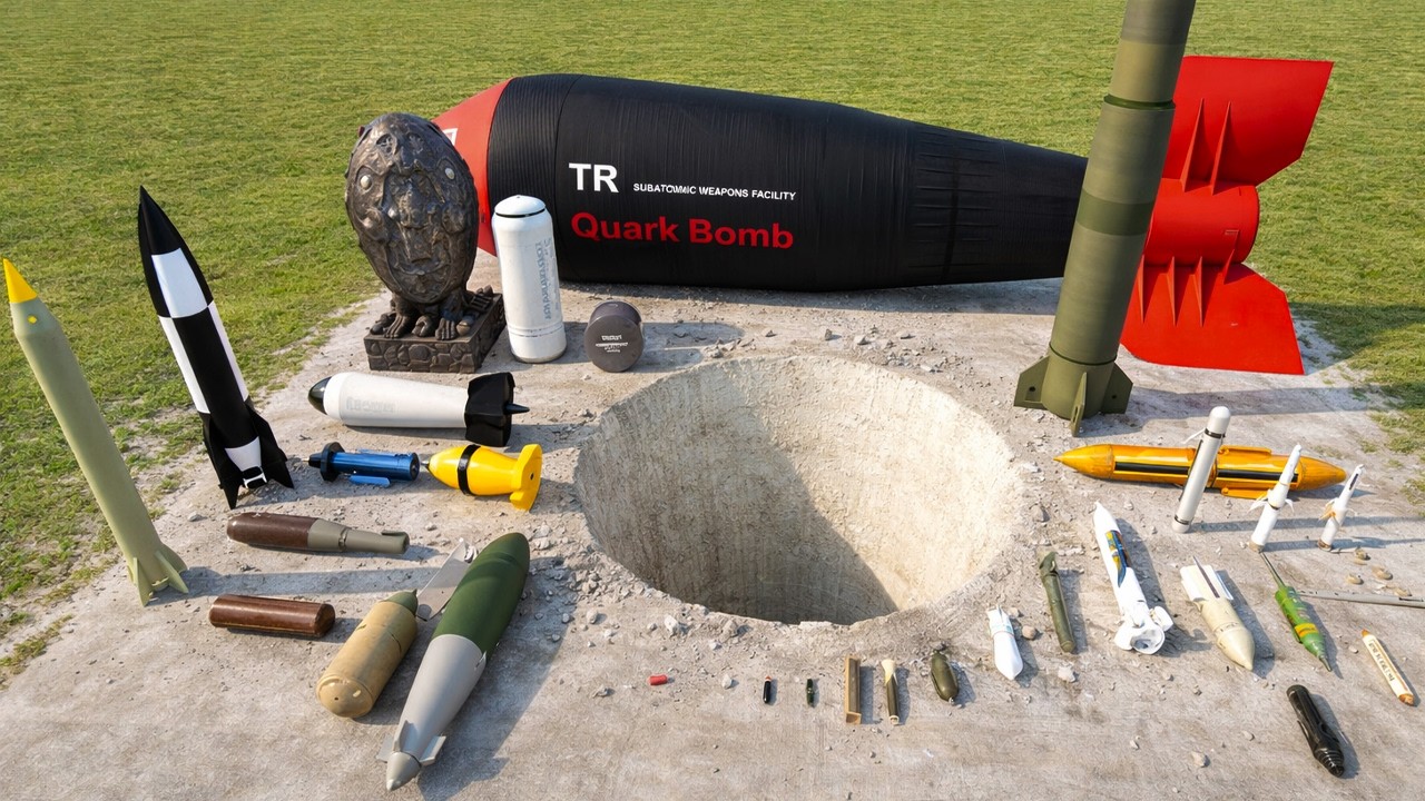Garry's Mod Nuclear Bombs Testing in Deep Pit Map BOOM!