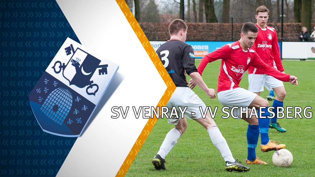 Samenvatting SV Venray - VV Schaesberg - 21 maart 2017 - Peel en Maas TV