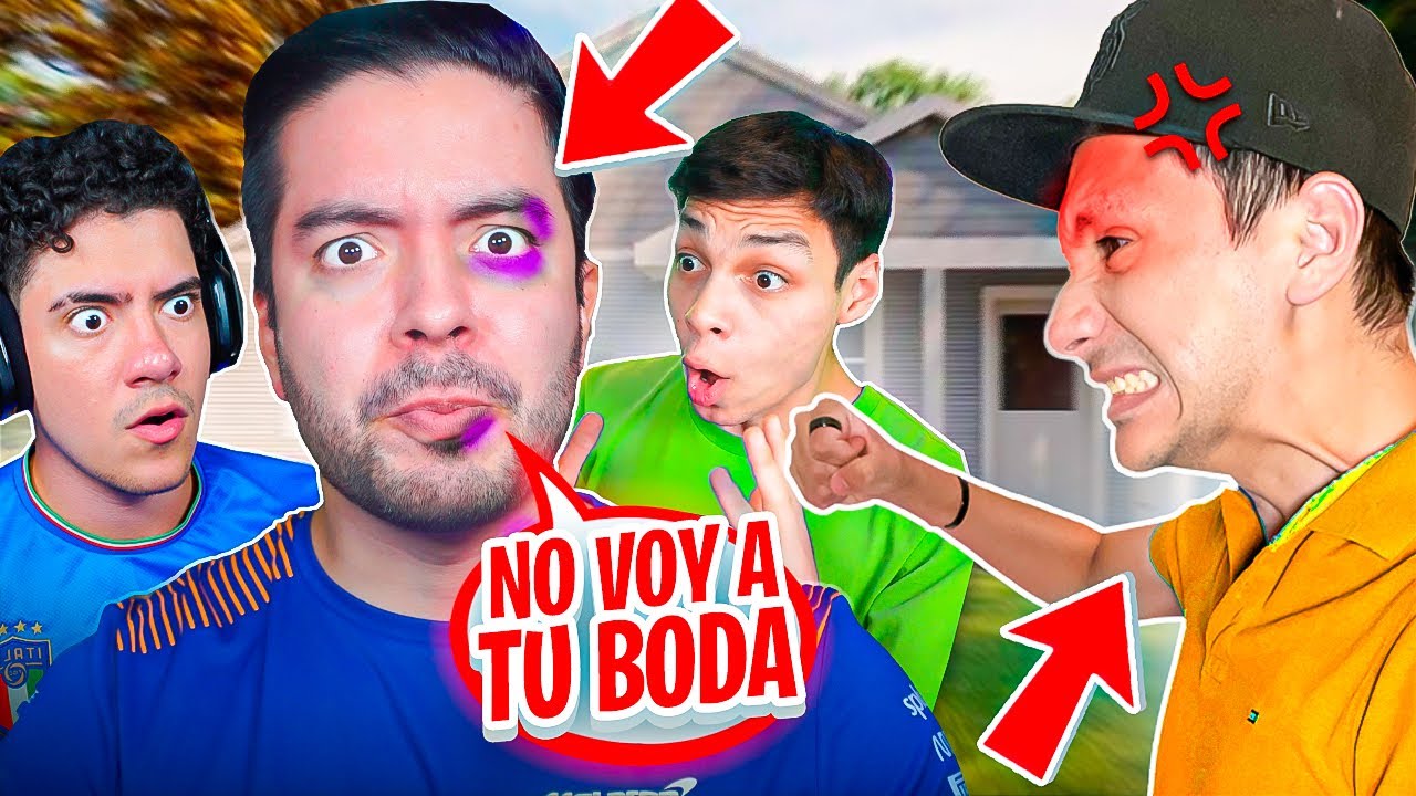 PELEA FUERTE!! NO VAMOS A LA BODA DE JOSUE// BROMA con YAIR17 y DONATO