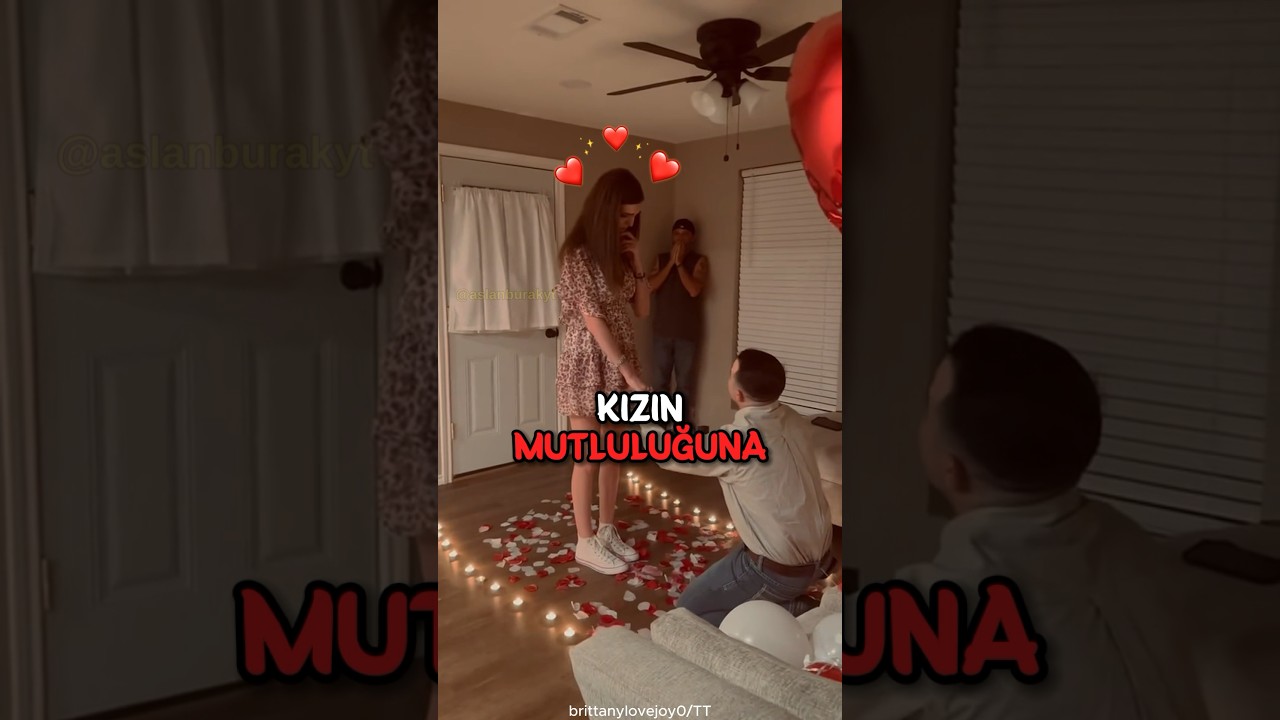 Bu Adam MUHTEŞEM Bir 💍EVLİLİK Teklifi Hazırladı ❤️