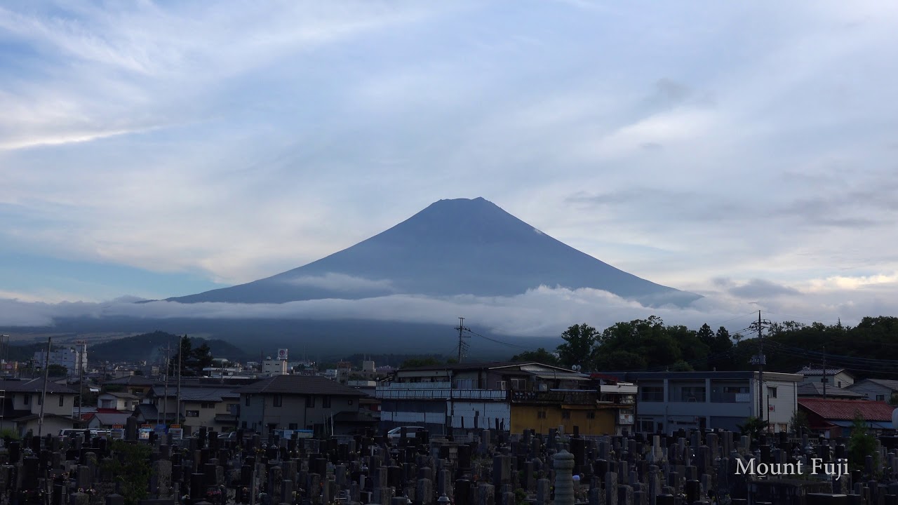 Mount Fuji  / Japan : time lapse [4K]