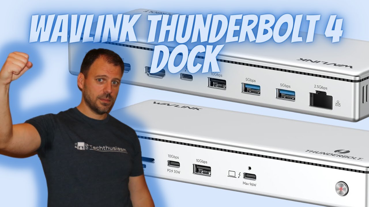Расширьте возможности своего ноутбука | Док-станция WAVLINK UTD45 Thunderbolt 4