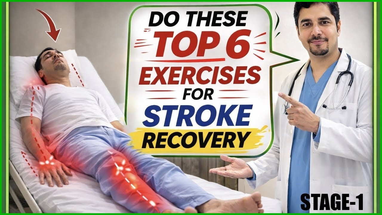 6 Best Bed Exercises That Speed Up Stroke Recovery | Stage 1 Rehab Foundation