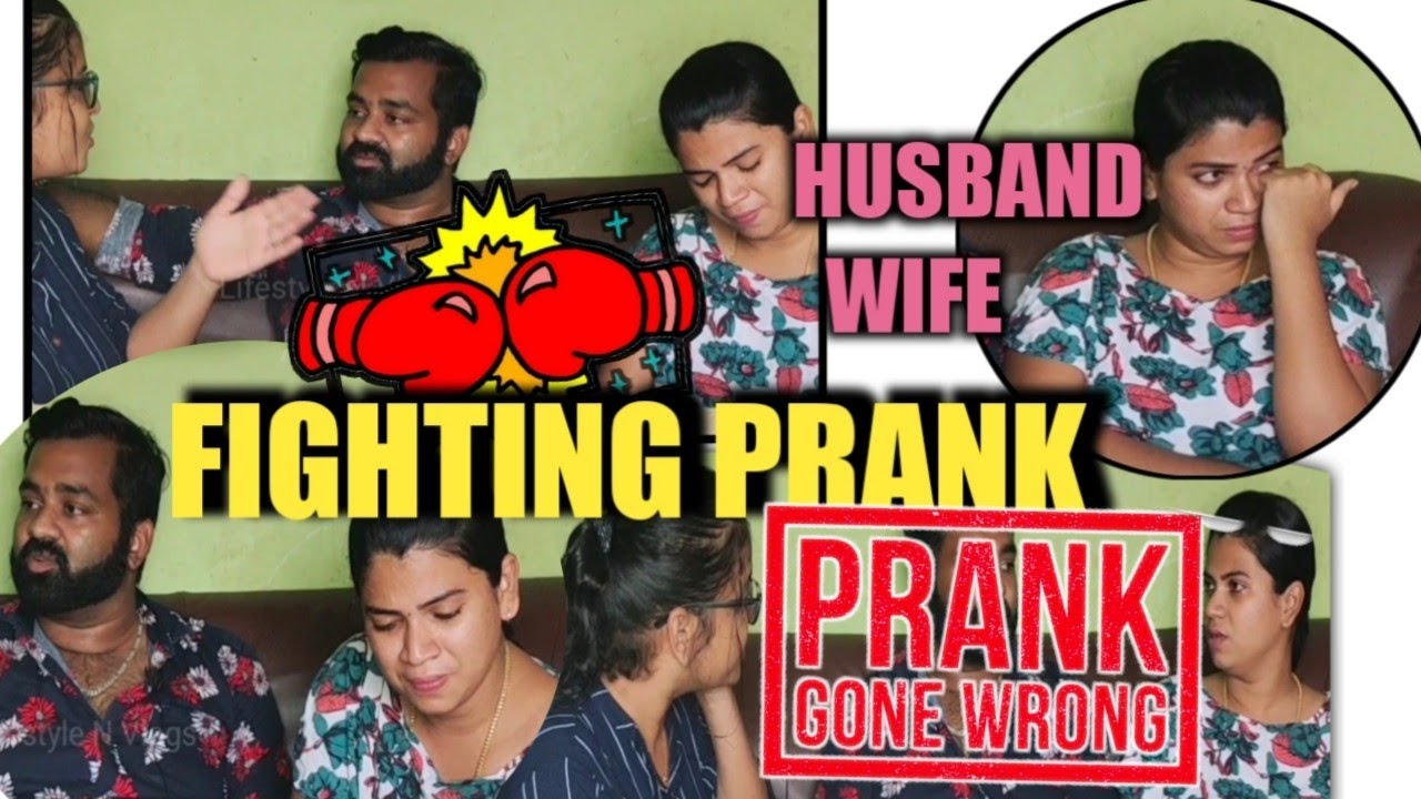 Fighting Prank In Front Of Sister | Our 1st Prank video | Husband and wife fight  | Lifestyle n vlog