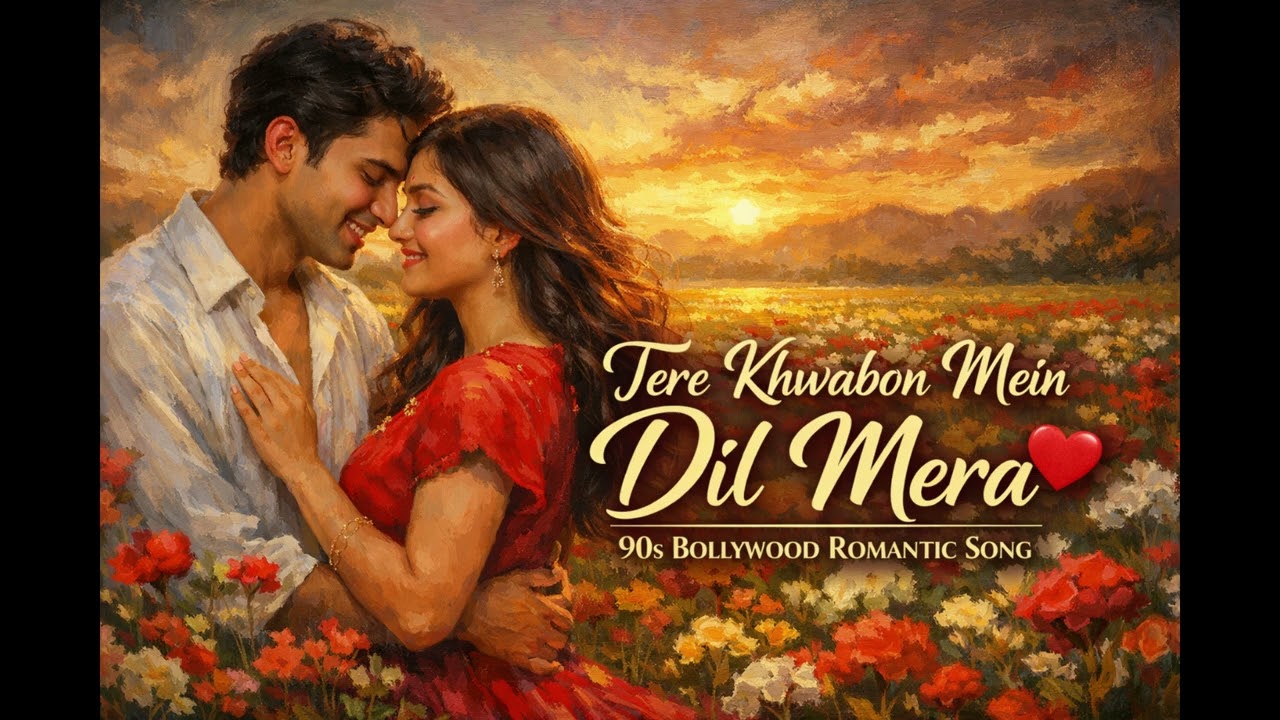 Tere Khwabon Mein Dil Mera ❤️ | 90s Bollywood Romantic Song | Kumar Sanu Style