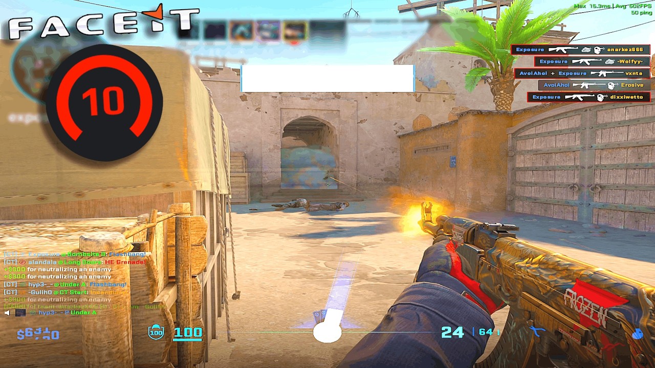 CS2 - Faceit 3700+ ELO | Dust2’de Kontrol Bizdeydi! (CS2 Gameplay)🎯