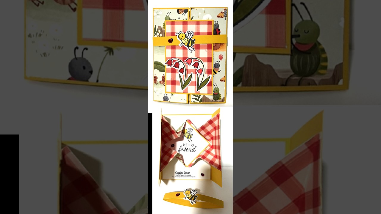 Sweet Bug Gatefold Explosion Card
