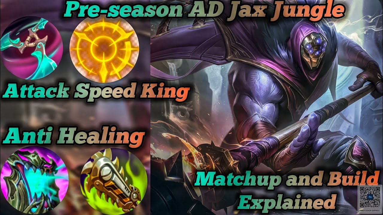 How to Play Pre-season AD Jax Jungle (Matchup Explained) - League of legends