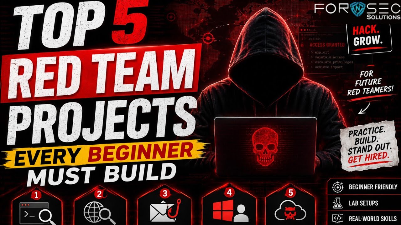 Топ-5 проектов по Red Teaming, которые должен создать каждый новичок