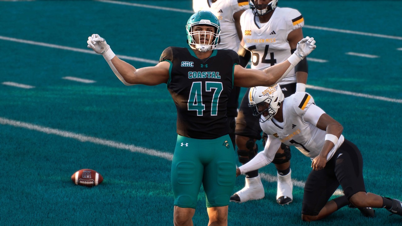 Coastal Carolina, Southern Miss meet again for 2027 Sun Belt championship in CFB 26 dynasty mode