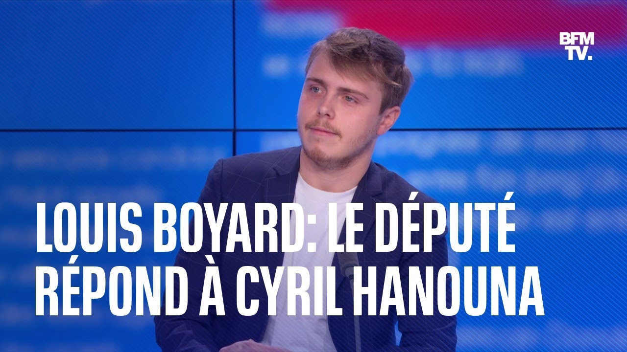 Louis Boyard, le d&eacute;put&eacute; insoumis r&eacute;pond &agrave; Cyril Hanouna sur BFMTV
