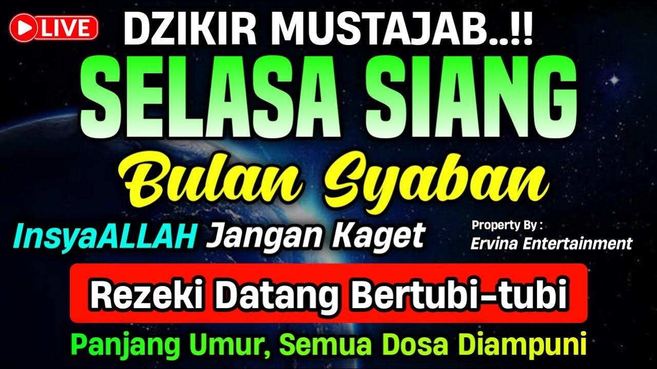 DZIKIR SIANG HARI SELASA MUSTAJAB.!! InsaAllah Rezeki Datang Bertubi Tubi | Qori : Ust. Tajul Arifin