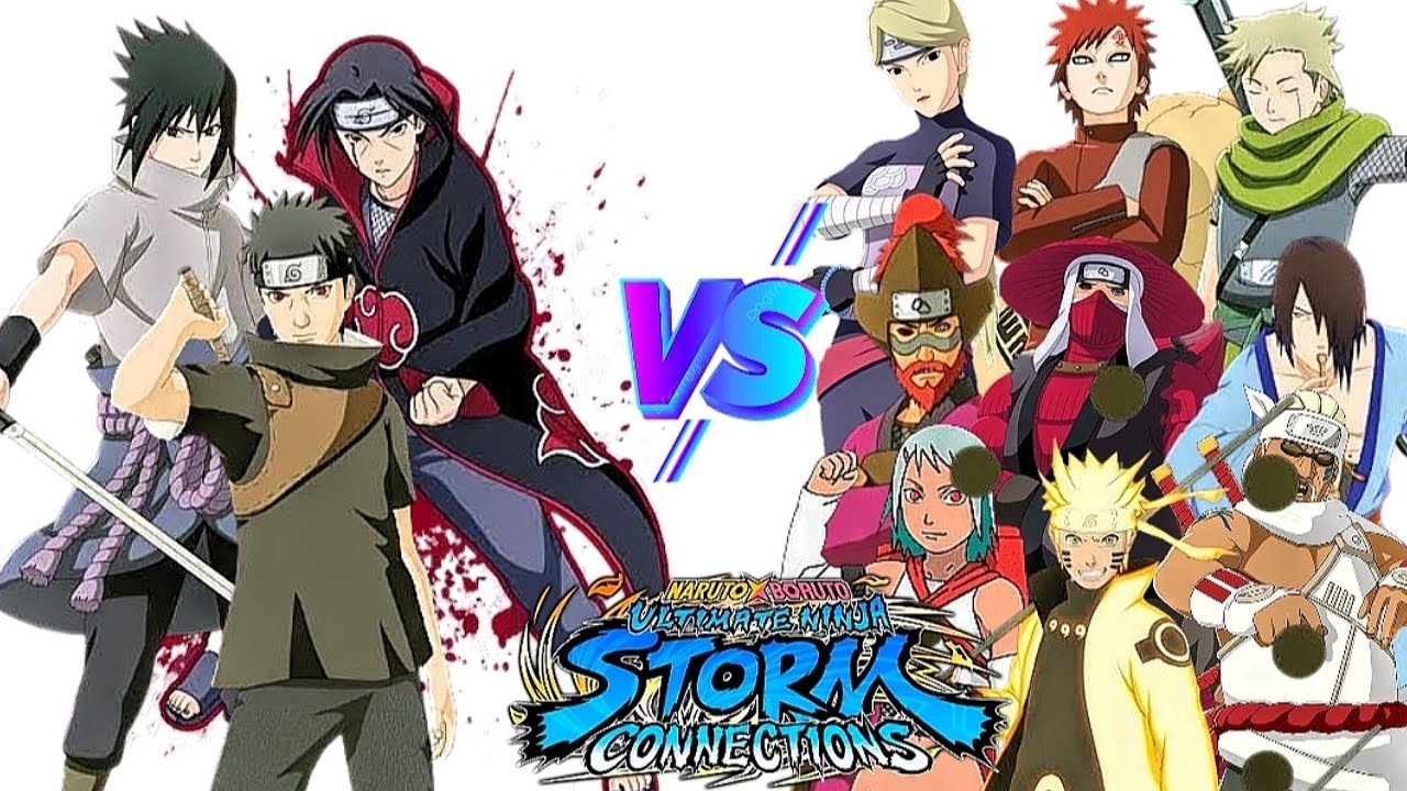 (SASUKE RIKUDO,UCHIHA ITACHI,& UCHIHA SISHUI VS ALL JINCHUURIKI TEAM FULL BATTLE) naruto connections