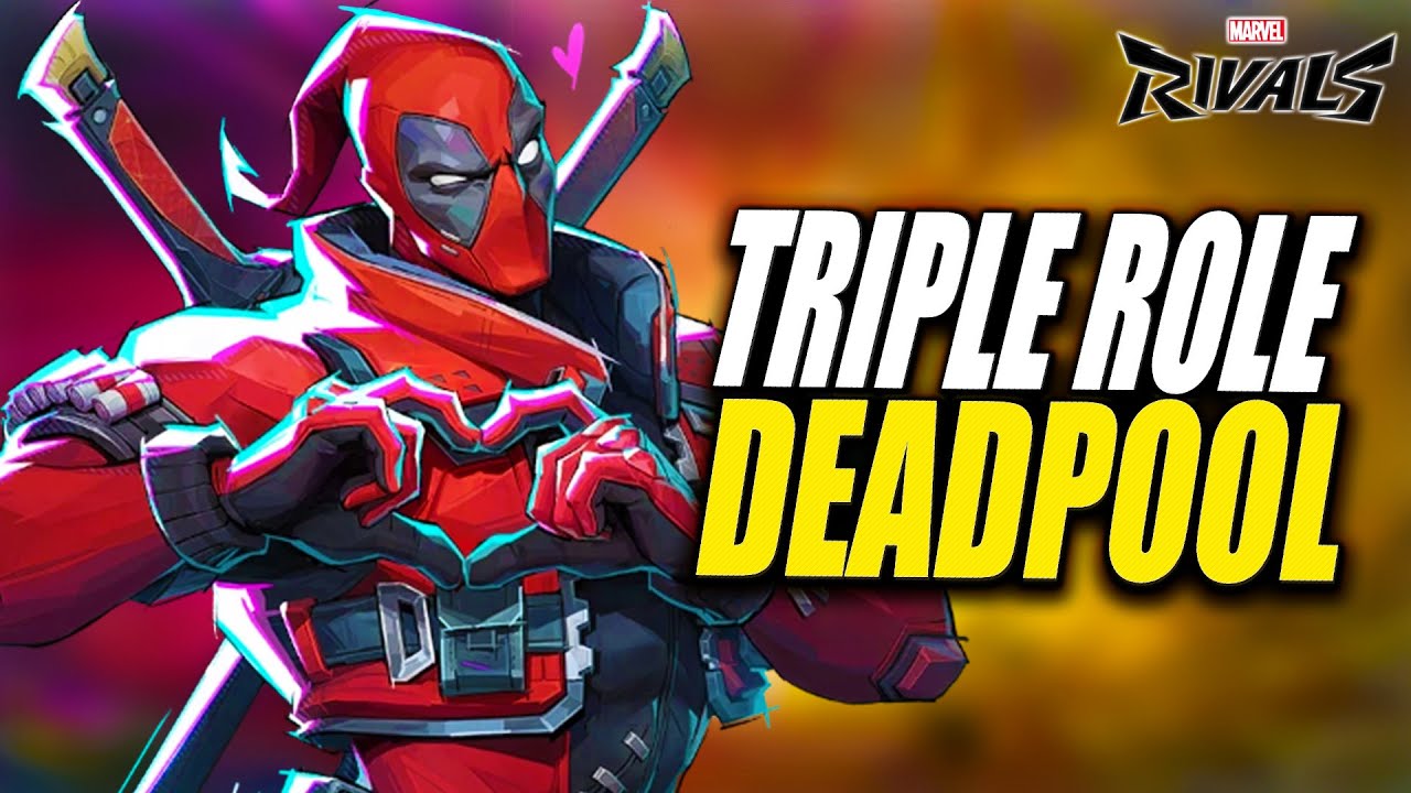 DEADPOOL LE HEROS 3 en 1 sur MARVEL RIVALS ► LE PERSO FAIT TOUT VANGUARD DUELLIST STRATEGE (analyse)