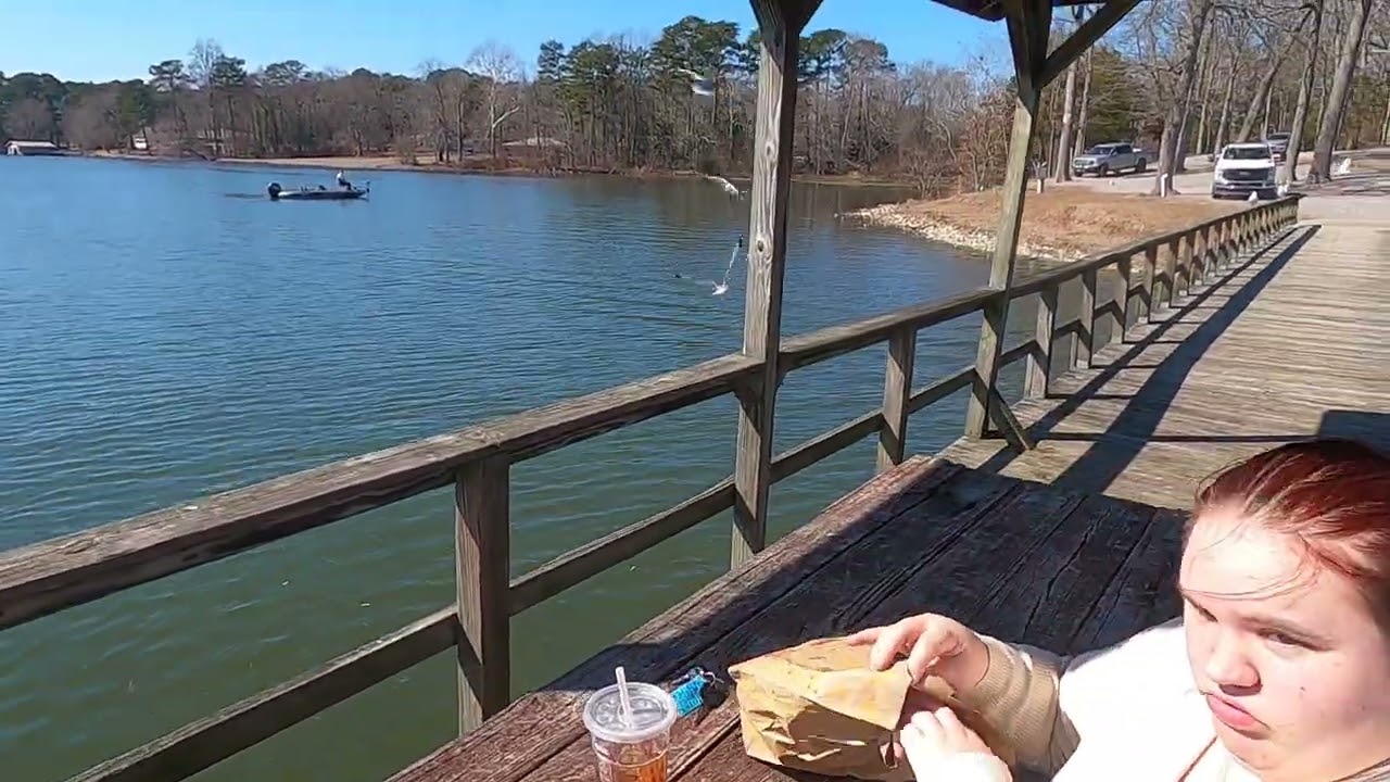 lunch down by the river,