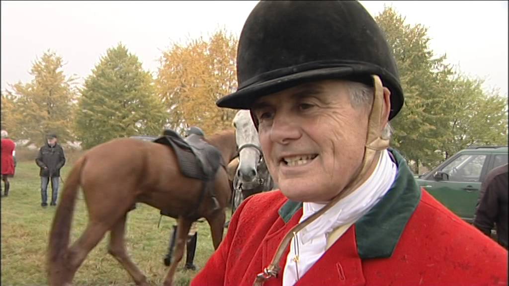 Reitjagd in Schloss Drahenice, Tschechien, mit den Asbach Foxhounds
