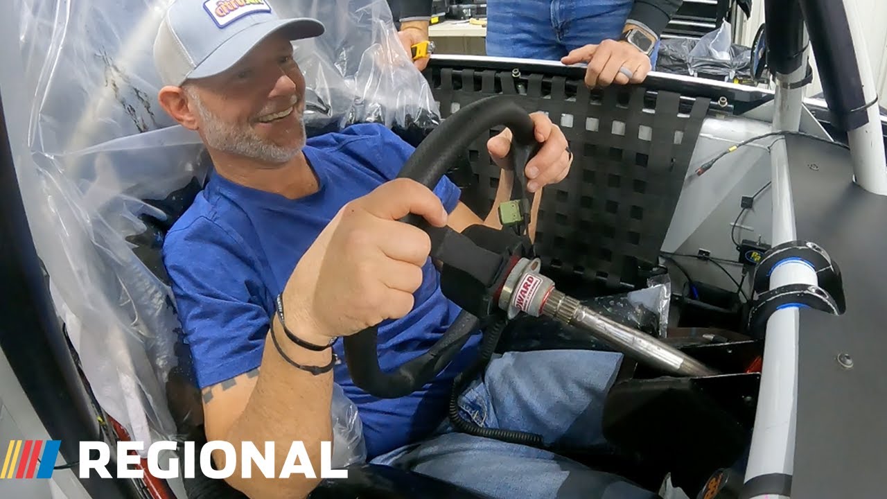 Behind the scenes: Burt Myers’ NASCAR Cup Series seat pour for the Clash at Bowman Gray Stadium