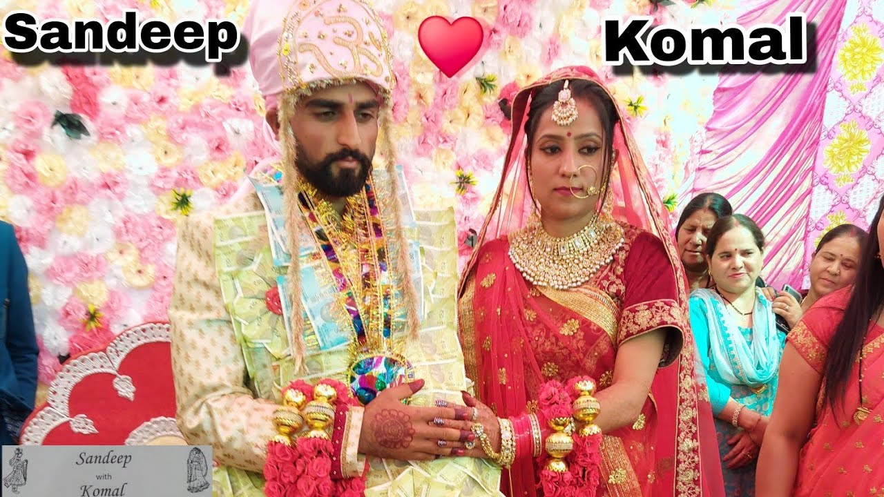 Sandeep With Komal Full Marriage #vlog// Sandeep♥️Komal // Bhaderwahi Shadi Video 📹