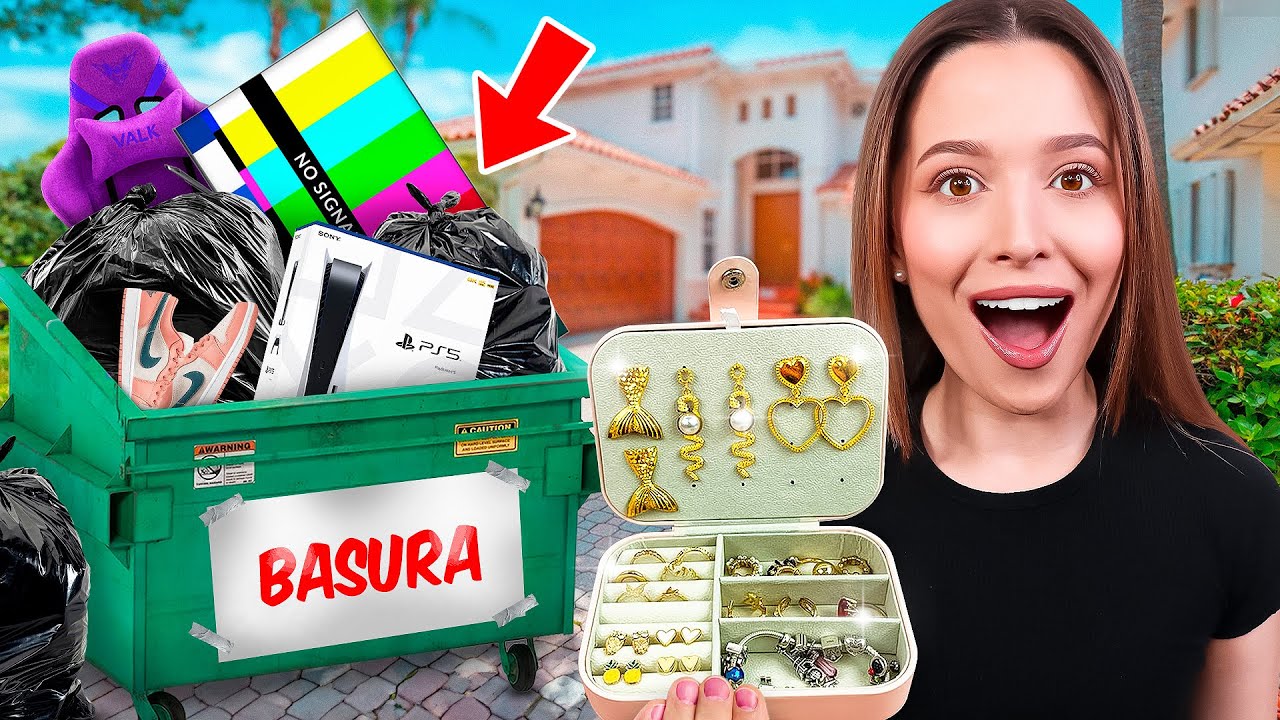 Lo que tiran a la basura LOS MILLONARIOS en Estados Unidos! | Laura Mejia
