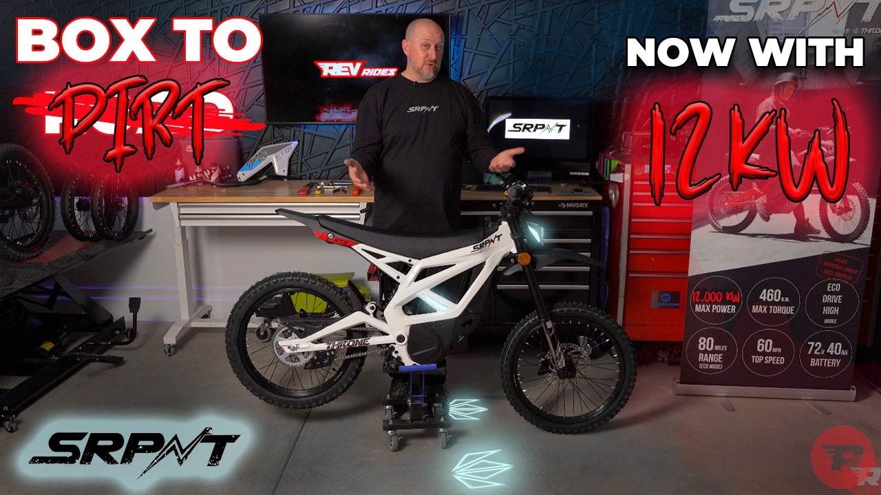 SRPNT by Throne Cycles Unboxing, Assembly & Setup Instructions | Box to Road