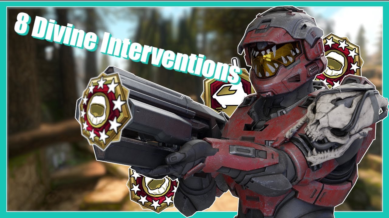 8 DIVINE INTERVENTIONS in ONE game! (Halo Infinite Infection)