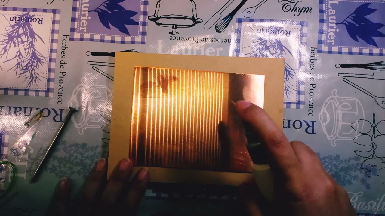 Huecograbado. Punta seca en placa de cobre.