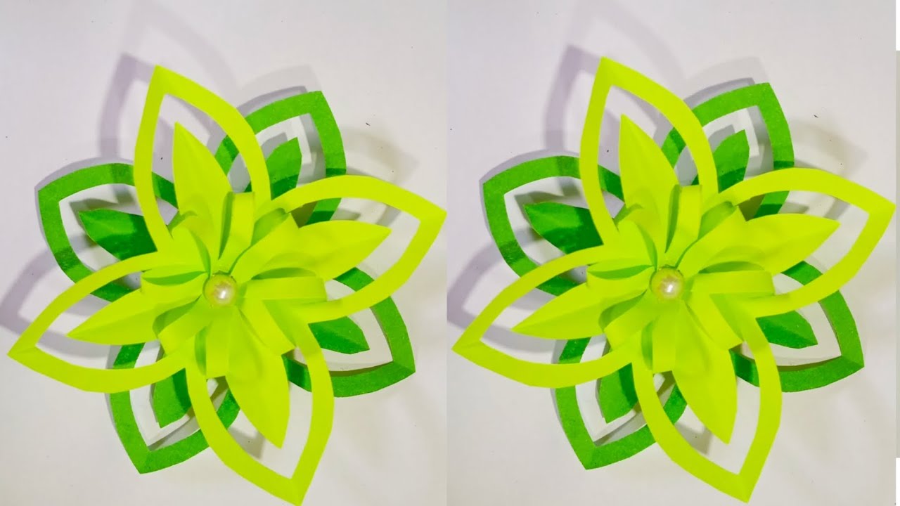 DIY Beautiful & Easy Paper Flower 🌼/ Paper Flower Tutorial.