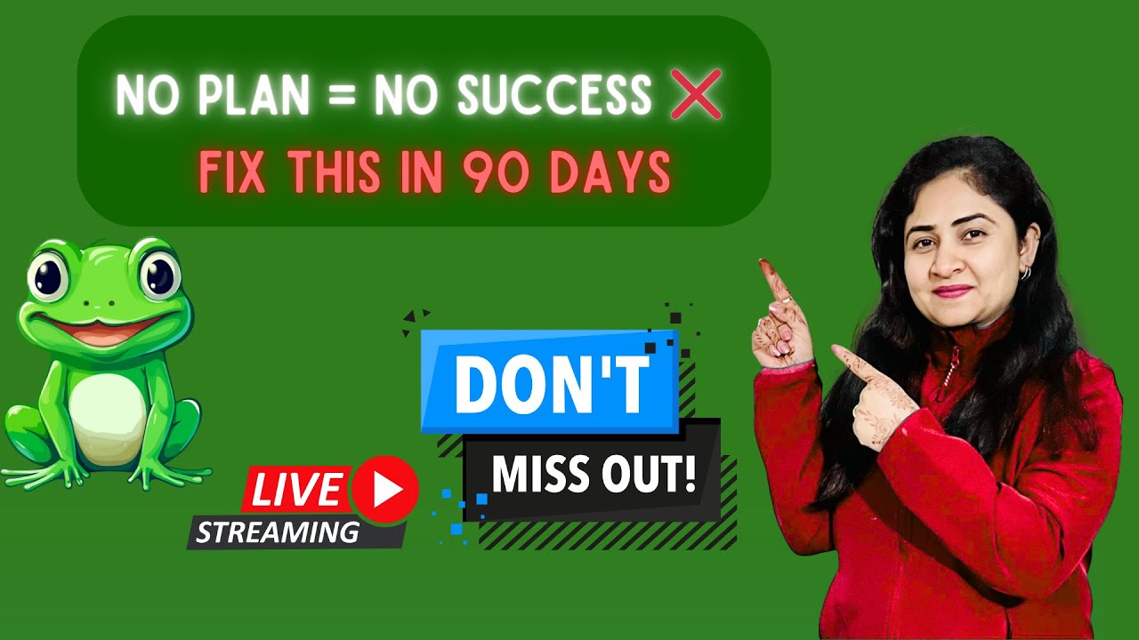 “No Plan = No Success ❌ Fix This in 90 Days” | 90 day sprint | 90 day sprint | #youtubelive