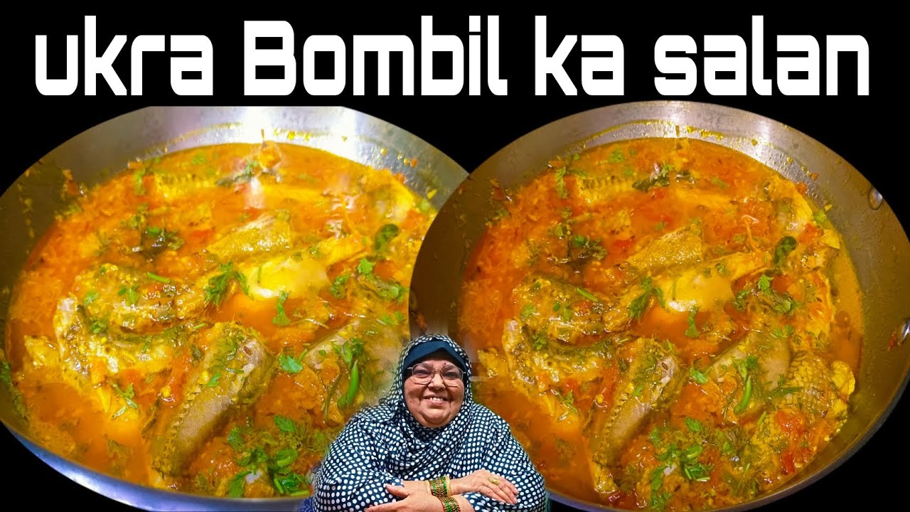 ❤️Bombil ukra salan🤤 | How To Make Bombay Duck Curry | Monsoon Recipe |Fish Recipe By mahek kitchen