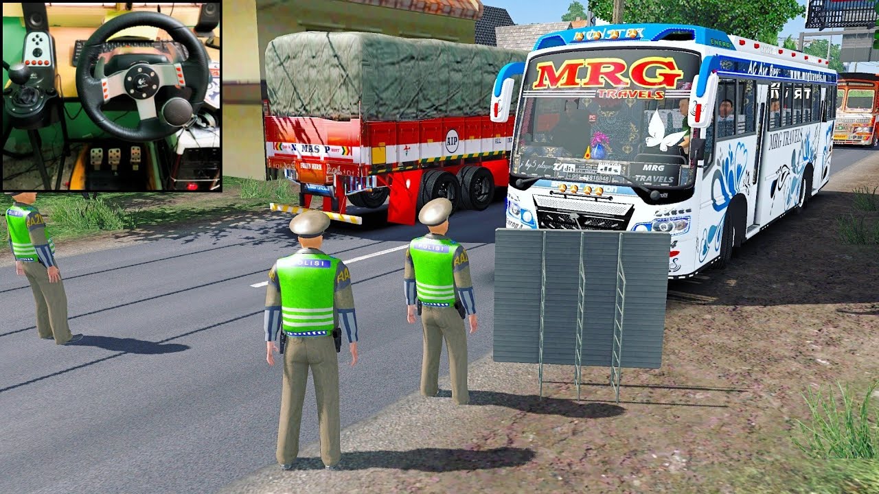 MRG Travels Trichy | Drive on village Road|Ets2...