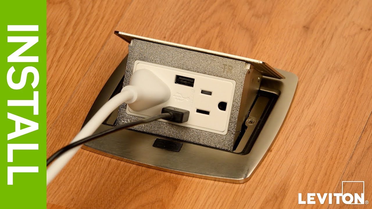 Introducing the Leviton Pop-Up Floorbox Receptacles & QuickPort