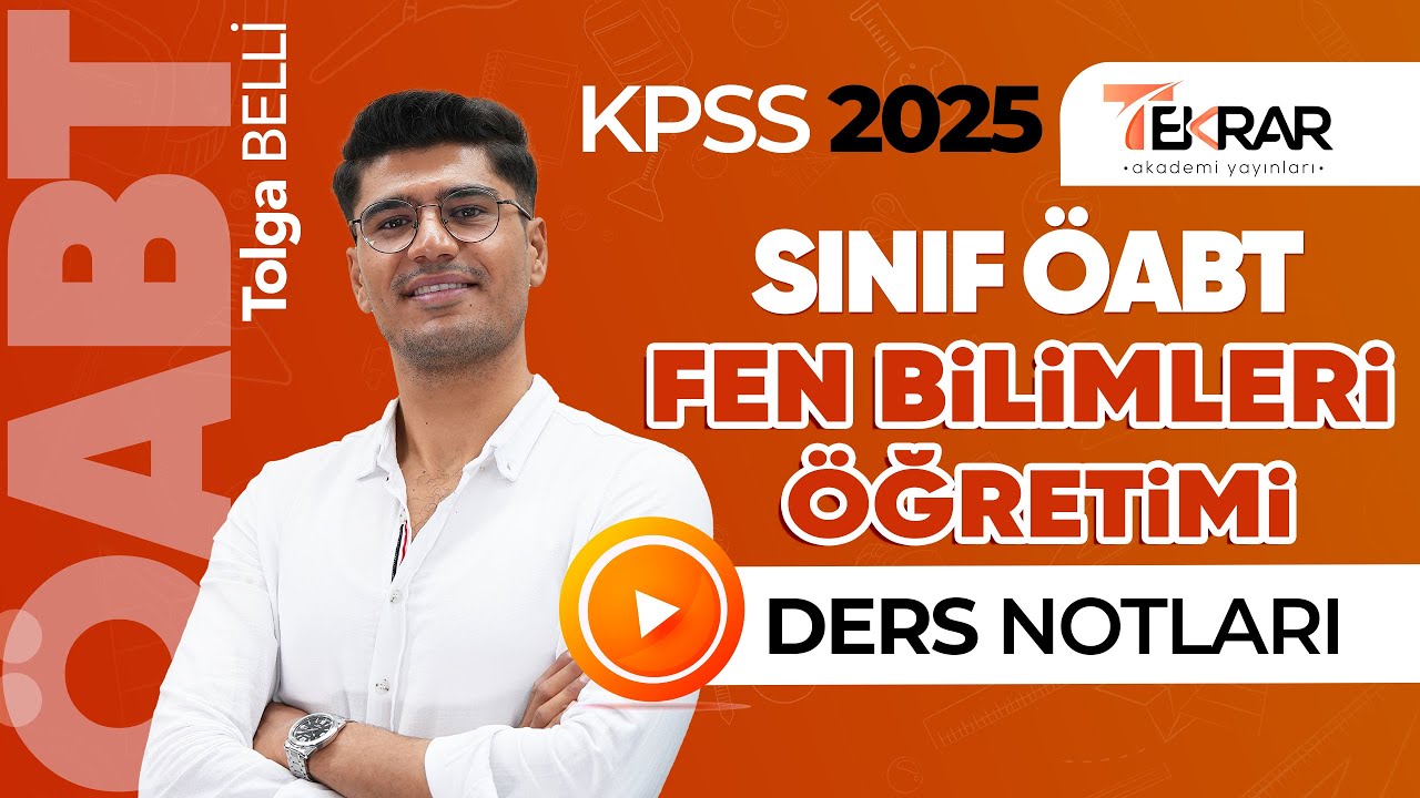 2025 KPSS Sınıf ÖABT Fen Bilimleri Öğretimi - Bilimsel Bilgi Türleri - Tolga Belli