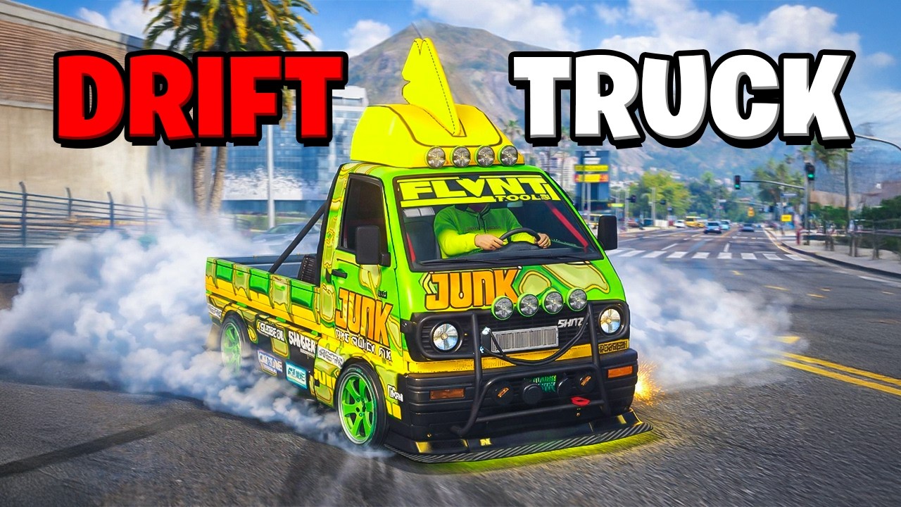Drift Truck Pimp Battle In GTA!🏎️