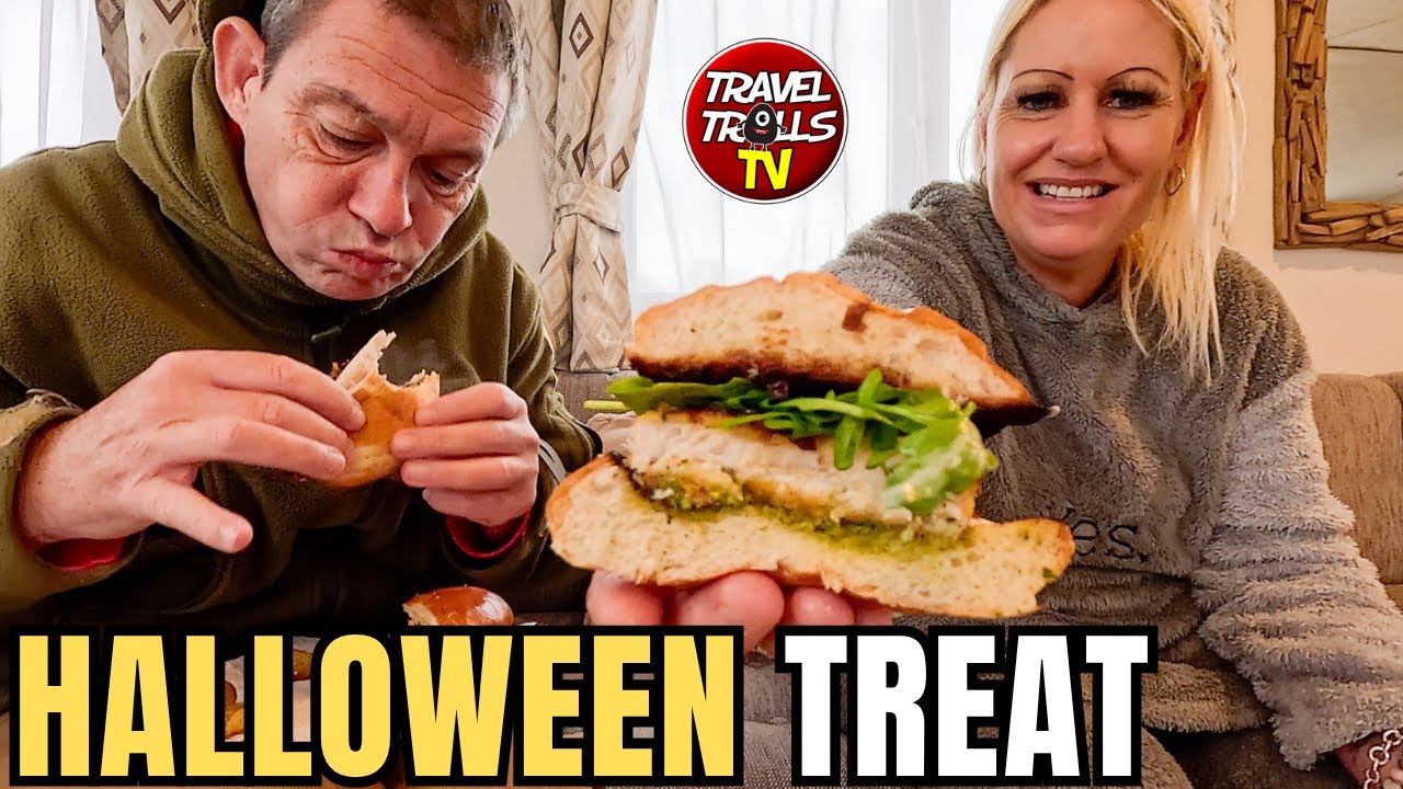 Getting SPOOKY With ZOMBIE GUTS Chicken Burgers