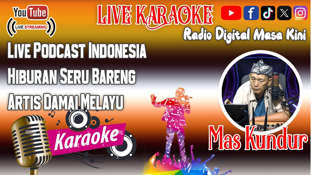 Live Podcast Indonesia: Hiburan Seru Bareng Artis Damai Melayu