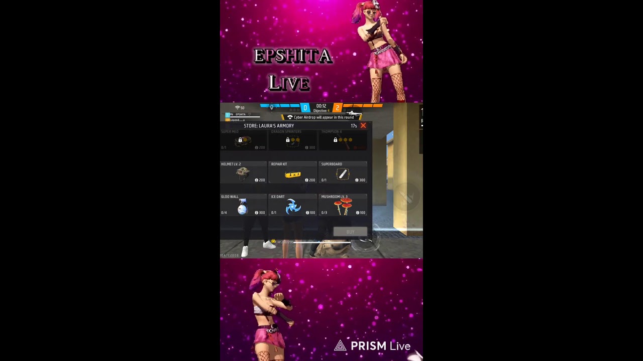 Epshita is back 🤩 free fire girl live stream 🍿💪🏻