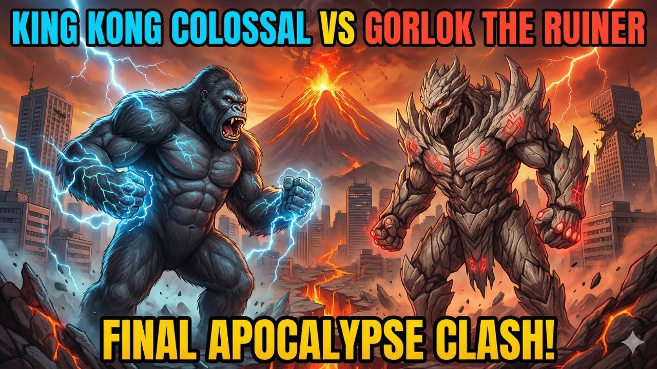 King Kong Colossal vs. Gorlok The Ruiner: Final Apocalypse Clash!