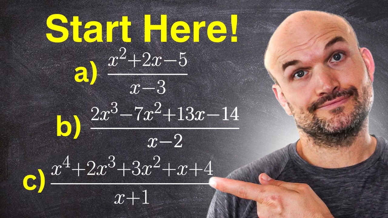 Synthetic Division Basics Simplified