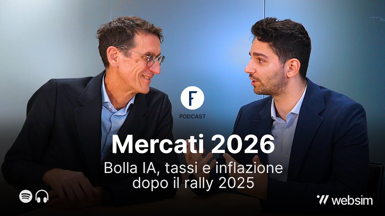 Mercati 2026: bolla IA, tassi e inflazione dopo il rally 2025