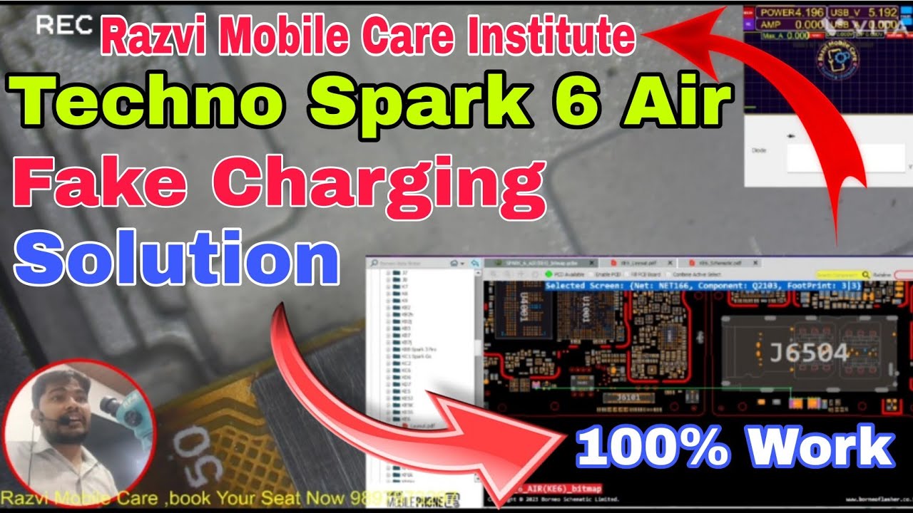 Techno Spark 6 Air Fake Charging  || Techno spark 6 Air Mobile Kaese Banaye || #technospark6air