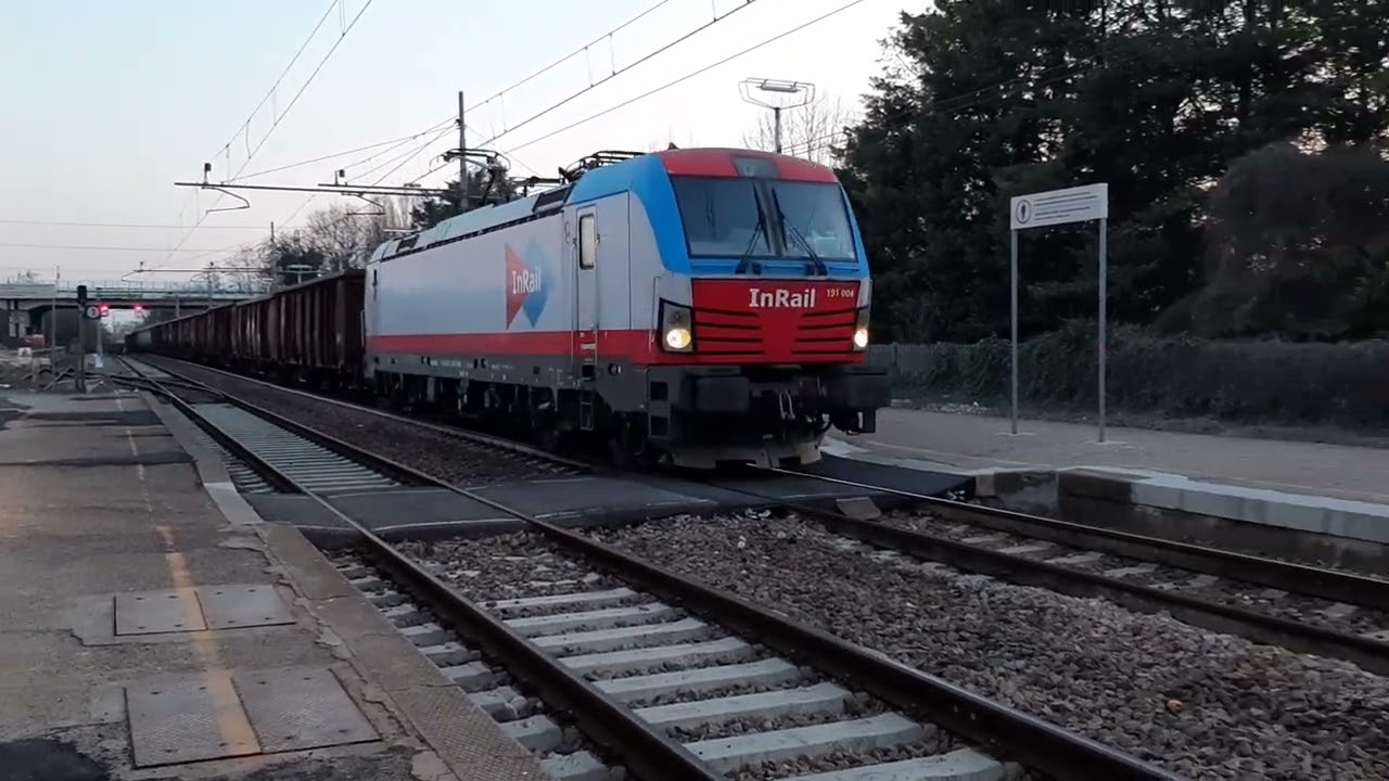 Vectron 191 004 Inrail in transito a S.Antonio Mantovano